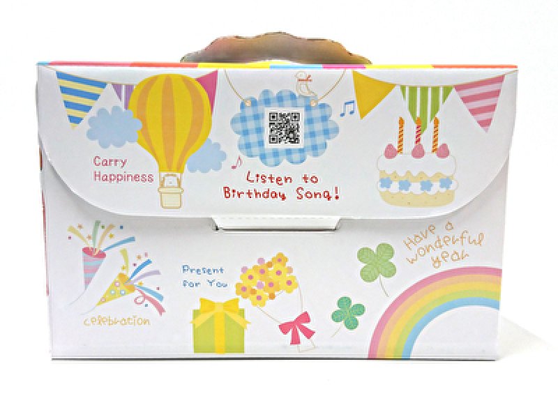 画像4: バースデーＥ６Ｄ（高さ140ミリ）６号【メロディ】＠1枚152.46円 (4)