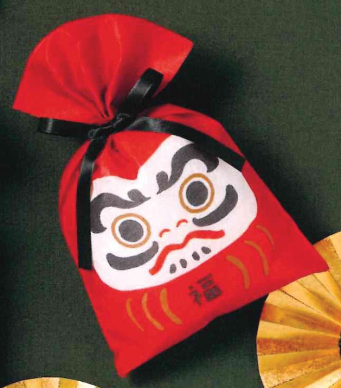 画像2: 【迎春】巾着袋ダルマ＠１つあたり135円 (2)