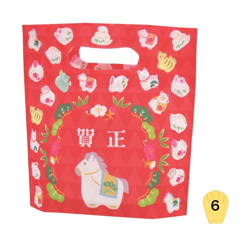 画像1: 【迎春】小判抜きバッグミニFP干支午＠１つあたり73円 (1)