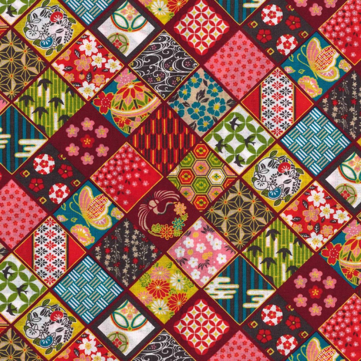 市松和柄S-27エンジ