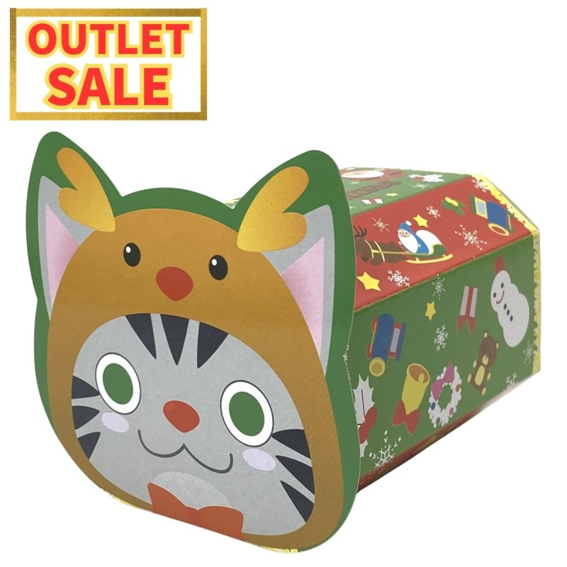 画像1: 【クリスマスアウトレット】ノリノリＢＯＸネコ/1つあたり57.60→34.00円 (1)