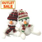 画像1: 【アウトレット】スノーマンマスコット（２種）＠1つあたり178.50→102円 (1)