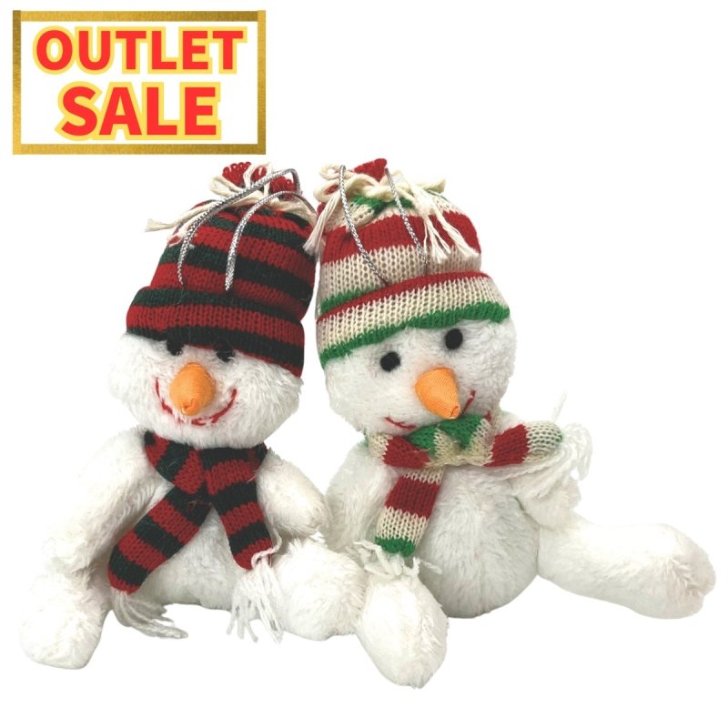 画像1: 【アウトレット】スノーマンマスコット（２種）＠1つあたり178.50→102円 (1)