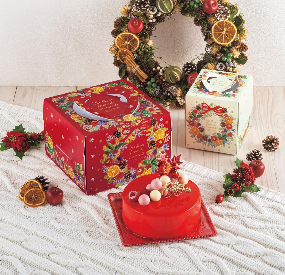 画像2: 【Xmasデコ】イハナリース（Fキャリーデコ）H135　/4.5号/5号/6号＠1枚あたり141〜180 (2)