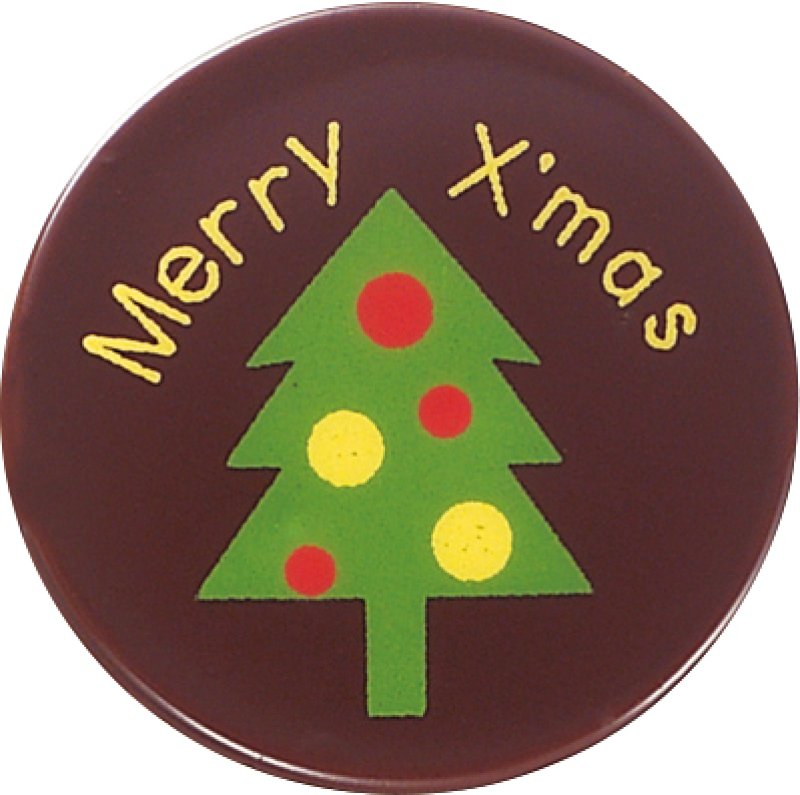 画像1: ※【クリスマス】丸プレートツリー＠１つあたり36.60円チョコプレート (1)