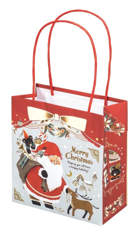 画像1: 【クリスマス】ミニ手提げ袋アドロッソ＠1枚あたり143円 (1)