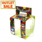 画像1: 残りわずか【クリスマスアウトレット】ＸｍａｓクリアＢＯＸ（ステンド）＠1つあたり87.00→67円 (1)