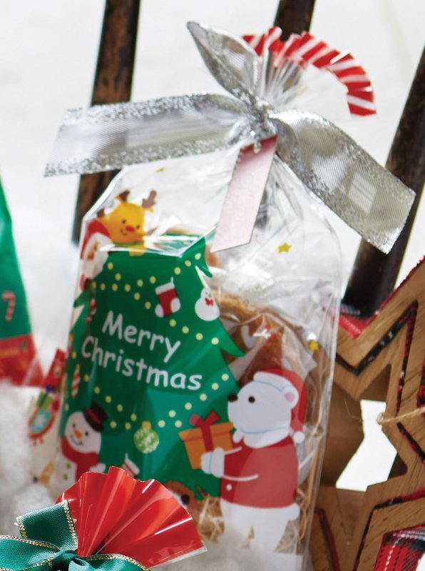 画像2: 【クリスマス】ラッピングパックＬ（ツリー）＠１枚あたり19円 (2)