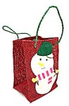 画像1: 【Xmas★特別価格】雪だるま紙バッグ＠1つ197.00円⇒98.50 (1)