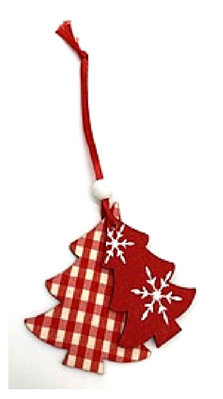 画像1: 最終特価【アウトレット】ツリーダブルタグ赤20個＠1つあたり57.00→28.50円 (1)