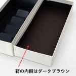 画像3: 焼菓子用貼箱　アイボリー（仕切付）≪3サイズ展開≫　1ロット40〜60個入り／単価　358〜596.50円 (3)