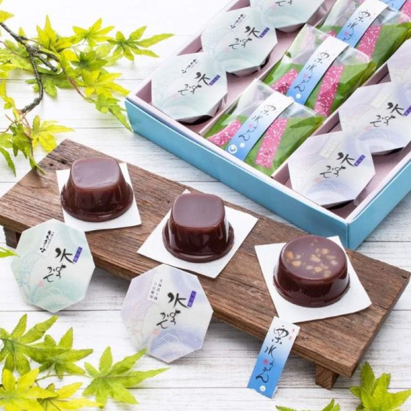 画像3: ※おいしい水羊羹（みずようかん）８個入/12個入　／単価　1740〜2288円 (3)