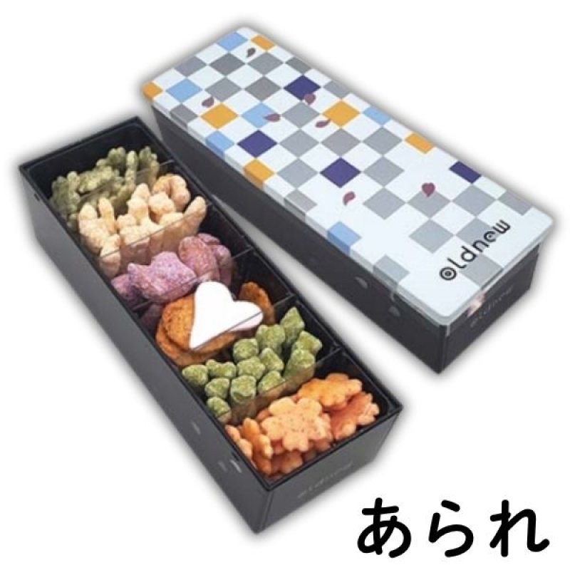 画像1: ※OLDNEW 彩　あられ　125g　1ロット：12缶／単価 1,200円 (1)