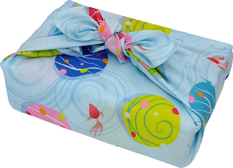 画像1: レアルセ　ヨーヨー柄風呂敷　20枚入　/単価　439円 (1)