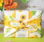 画像1: ソル　ヒマワリ柄フロシキ　20枚入　/単価　439円 (1)
