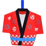 画像4: スリットタイプはっぴ　祭レッド柄　40枚入　/単価　181円 (4)