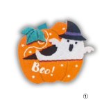 画像4: 【ハロウィン】HWアソートフェルトクリップ　60個入り(20枚×3種アソート)/　単価114.50円 (4)