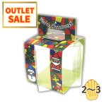 画像1: 残りわずか【クリスマスアウトレット】ＸｍａｓクリアＢＯＸ（ステンド）＠1つあたり87.00→67円 (1)