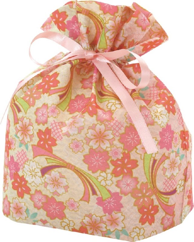 画像4: 巾着リボン小FP熨斗さくら柄セット（4種セット）＠1枚あたり181.00円 (4)