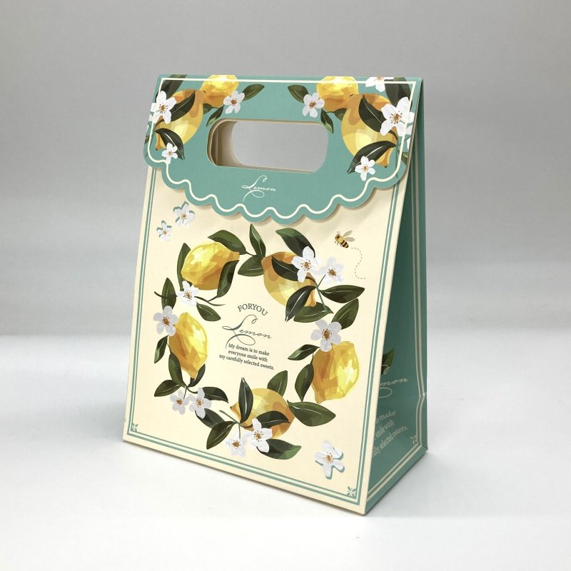 画像2: アグリオ　レモン柄ペーパーバッグ＠1枚あたり183円 (2)