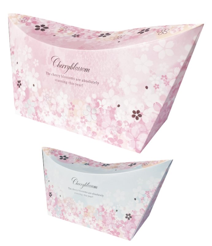 画像1: ブリシャンテ　ふんわり桜ボートシェイプオリバコ＠１つあたり200.20円 (1)