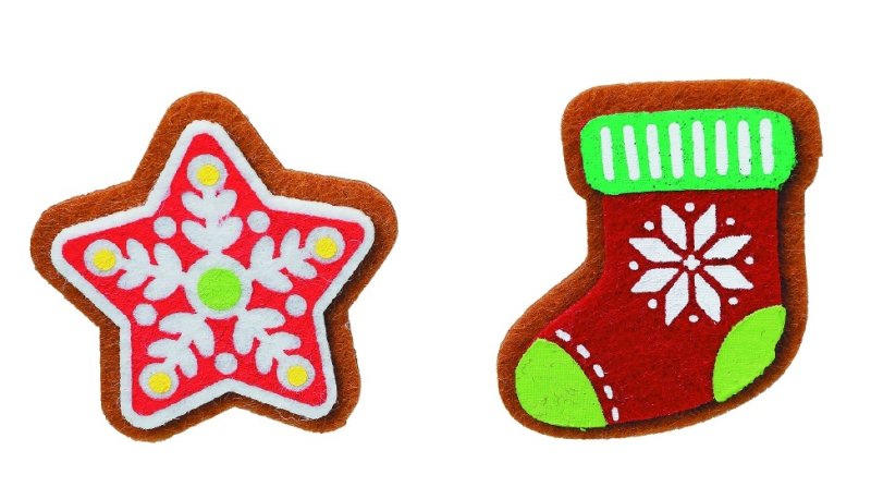 画像2: 【クリスマス】ジンジャークッキークリスマス4種アソート（3×4種）＠１つ201円　 (2)