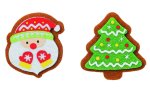 画像1: 【クリスマス】ジンジャークッキークリスマス4種アソート（3×4種）＠１つ201円　 (1)