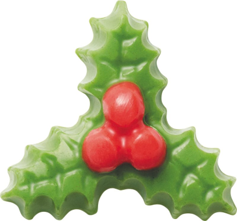 画像1: ※【クリスマス】チョコ柊（３枚葉）168入＠１つ37.5円 (1)