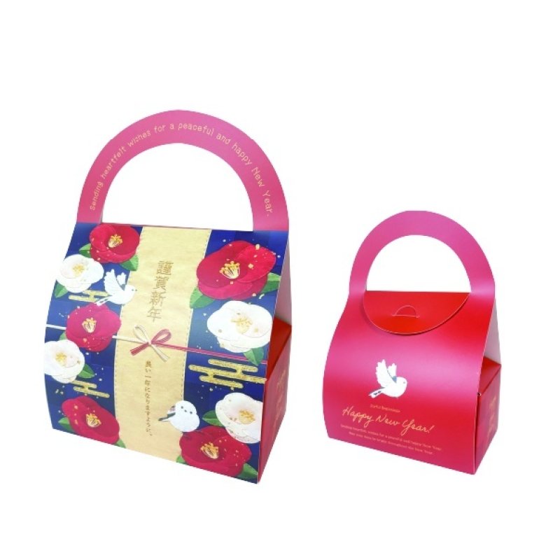 画像1: 【迎春】コミエンゾ初春シマエナガ折バッグ30入＠1枚228円 (1)