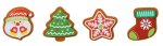 画像1: 【クリスマス】ジンジャークッキークリップ4種アソート（3×4種）＠１つ201円　 (1)