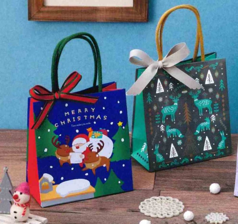 画像2: 【クリスマス】ミニバッグクリスマス(1)紙袋200入＠1枚100.50円 (2)