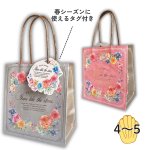 画像1: 【バレンタイン　ホワイトデー　春】紙袋　フェリスペーパーバッグ＆タグ　1ロット30枚／　単価 166円 (1)
