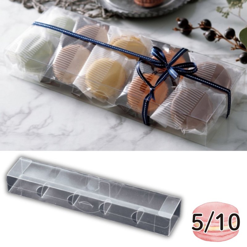 画像1: マカロンクリアケース　5個入用/10個入用／単価　96.50円〜131.50円 (1)