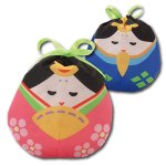 画像1: おてだま巾着 ＦＰはまぐりひな柄＠１枚あたり130.30円 (1)