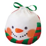 画像4: 【クリスマス】おてだま巾着サンタ雪だるまＦＰ40入＠１枚122.50円 (4)
