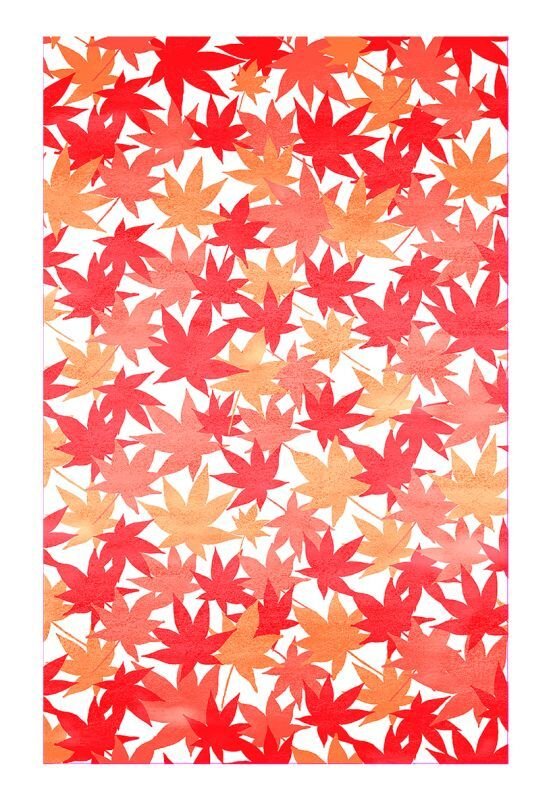 画像2: 【秋応援！】封筒型平袋　もみじ＠1つ35.55円 (2)