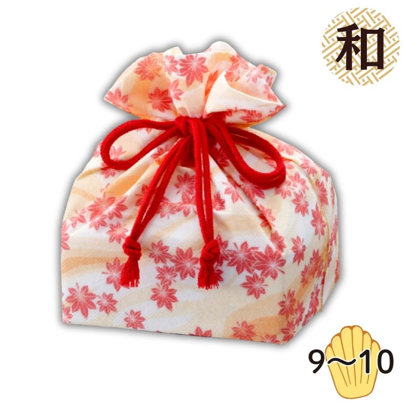画像1: 【秋応援！】巾着袋　秋の便り　1ロット100枚入り　／単価　90円 (1)