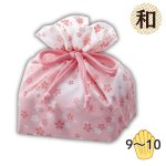 画像1: 巾着袋　春の便り　1ロット　100枚入り　／　単価　90円 (1)