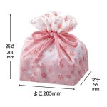 画像2: 巾着袋　春の便り　1ロット　100枚入り　／　単価　90円 (2)
