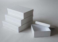 画像4: シンプルギフト貼箱　カラー：グレー　正方形/Ｓ/Ｍ/Ｌ/＠172.00〜220.00円 (4)