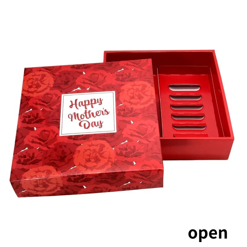 画像3: 母の日ギフト　レッド（仕切付）中サイズ＠1組あたり179.98円 (3)