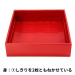 画像6: 母の日ギフト　レッド（仕切付）中サイズ＠1組あたり179.98円 (6)