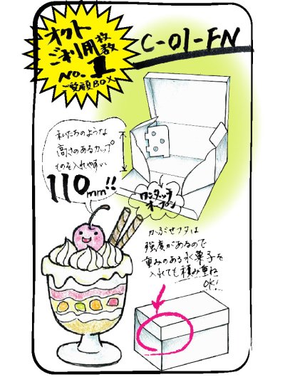 画像1: 《FN箱》Ｃ－０１－ＦＮ（白無地横入れ手さげなしかぶせフタＨ110）/４ＦＮ/６ＦＮ/８ＦＮ/１０ＦＮ/１１ＨＦ