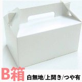 FN箱》C－01－FN（白無地横入れ手さげなしかぶせフタH110