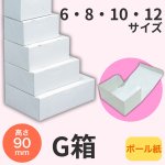 画像1: 《G箱》Ｃ－０１－Ｇ（白無地横入れ手さげなし）６Ｇ/８Ｇ/１０Ｇ/１２Ｇ／単価　28.00〜53.50円 (1)