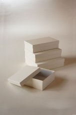 画像2: シンプルギフト貼箱　新色カラー：アイボリー　正方形/Ｓ/Ｍ/Ｌ/＠172.00〜220.00円 (2)