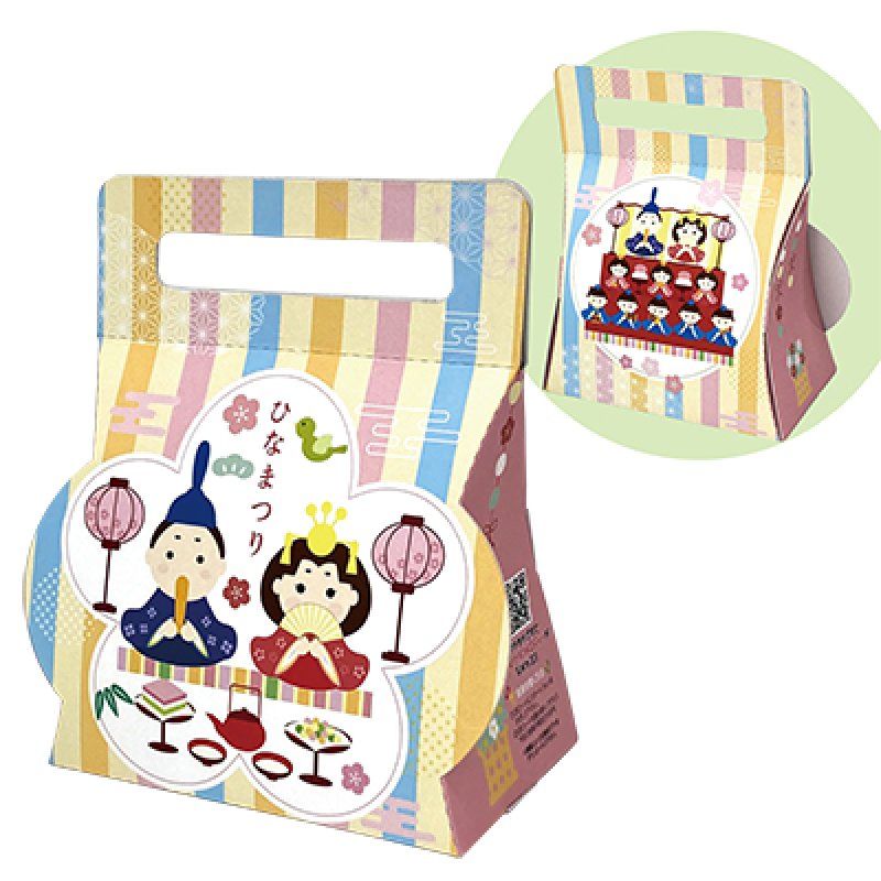 画像2: 【ひなまつり】ひなまつりメロディキャリー　50枚入／100枚入＠1枚あたり75.79〜91.48円 (2)