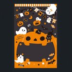 画像1: 【ハロウィン】ラッピングパックＭ　かぼちゃ　＠1枚あたり17.00円 (1)