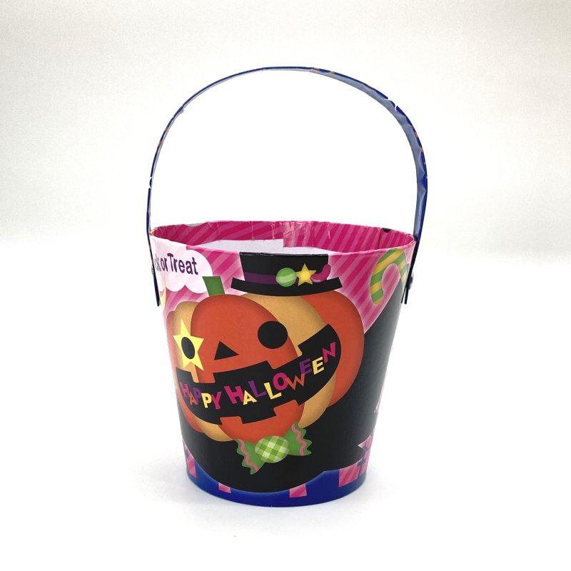 画像3: 【ハロウィンアウトレット】２０％OFF！カボチャお散歩メロディ紙バケツ＠1つあたり233.00円⇒186.40円 (3)
