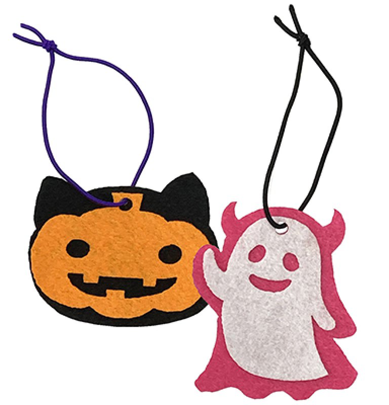 画像1: 残りわずか【アウトレット】ハロウィンフェルトタグ（2種）＠1つ40.00→30.00円 (1)